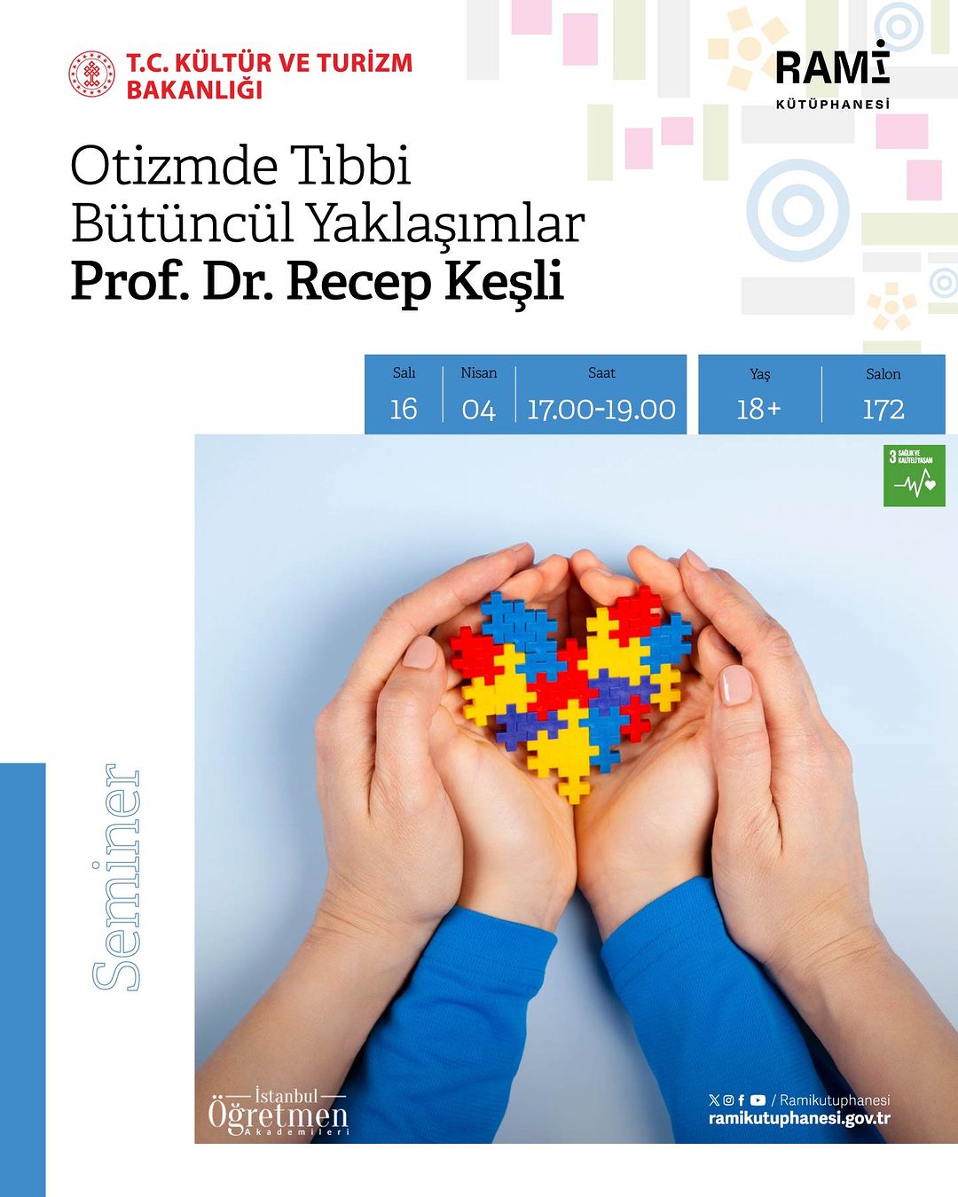 Rami Kütüphanesi - Otizmde Tıbbi Bütüncül Yaklaşımlar Semineri