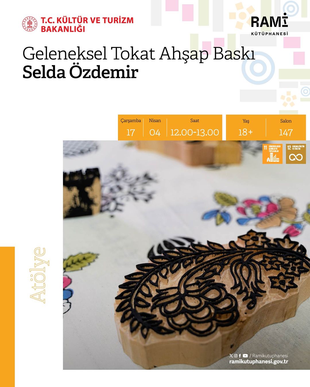 Rami Kütüphanesi - Geleneksel Tokat Ahşap Baskı Atölyesi