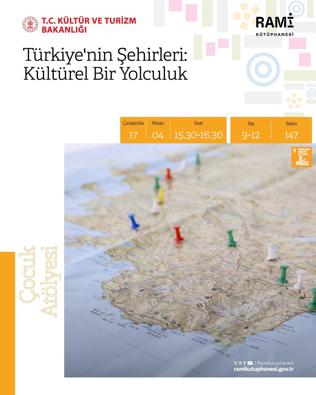 Rami Kütüphanesi - Türkiye'nin Şehirleri: Kültürel Bir Yolculuk Çocuk Atölyesi