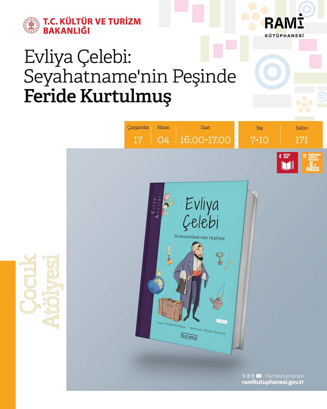Rami Kütüphanesi - Evliya Çelebi: Seyahatname'nin Peşinde Çocuk Atölyesi