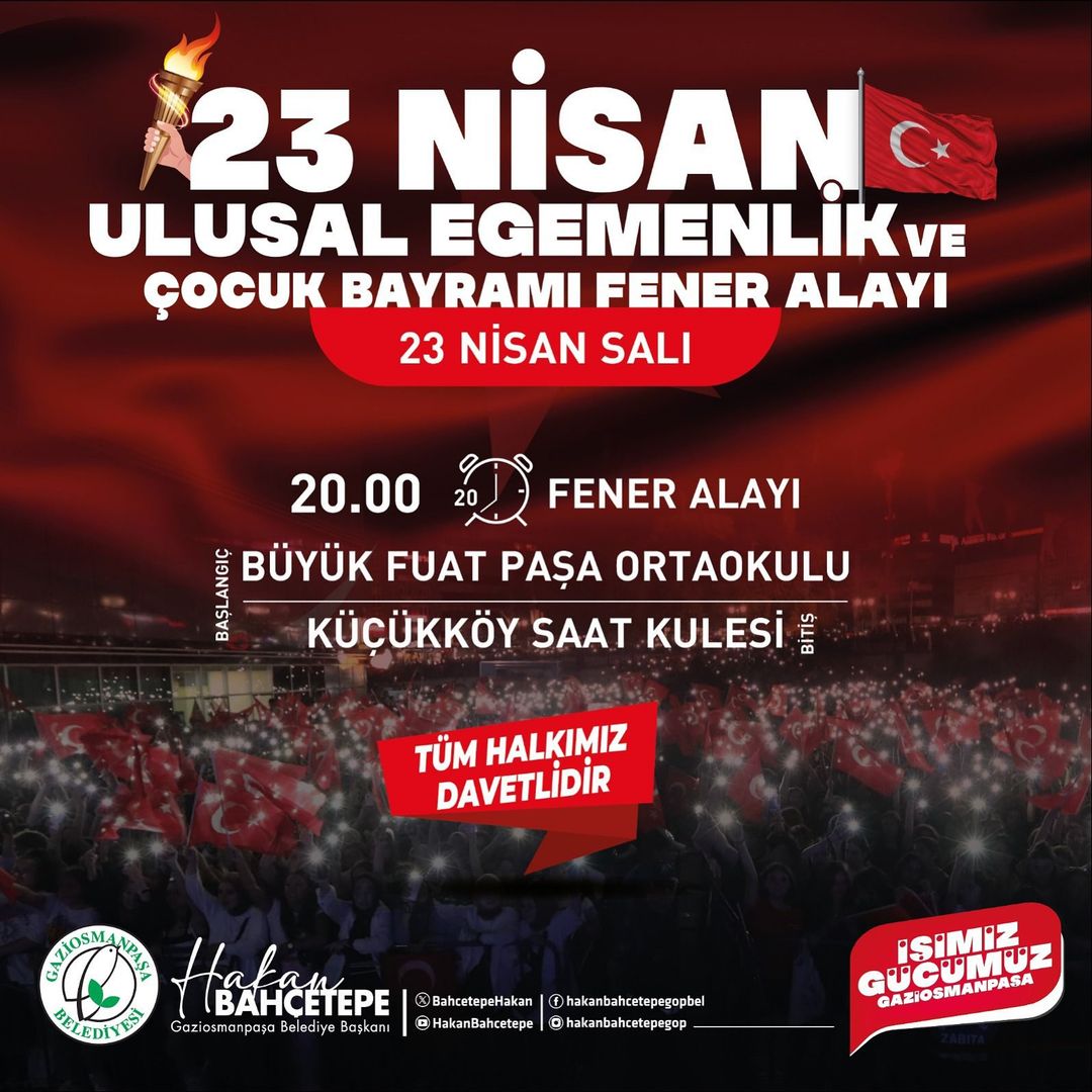 Gaziosmanpaşa Belediyesi - 23 Nisan Kutlaması
