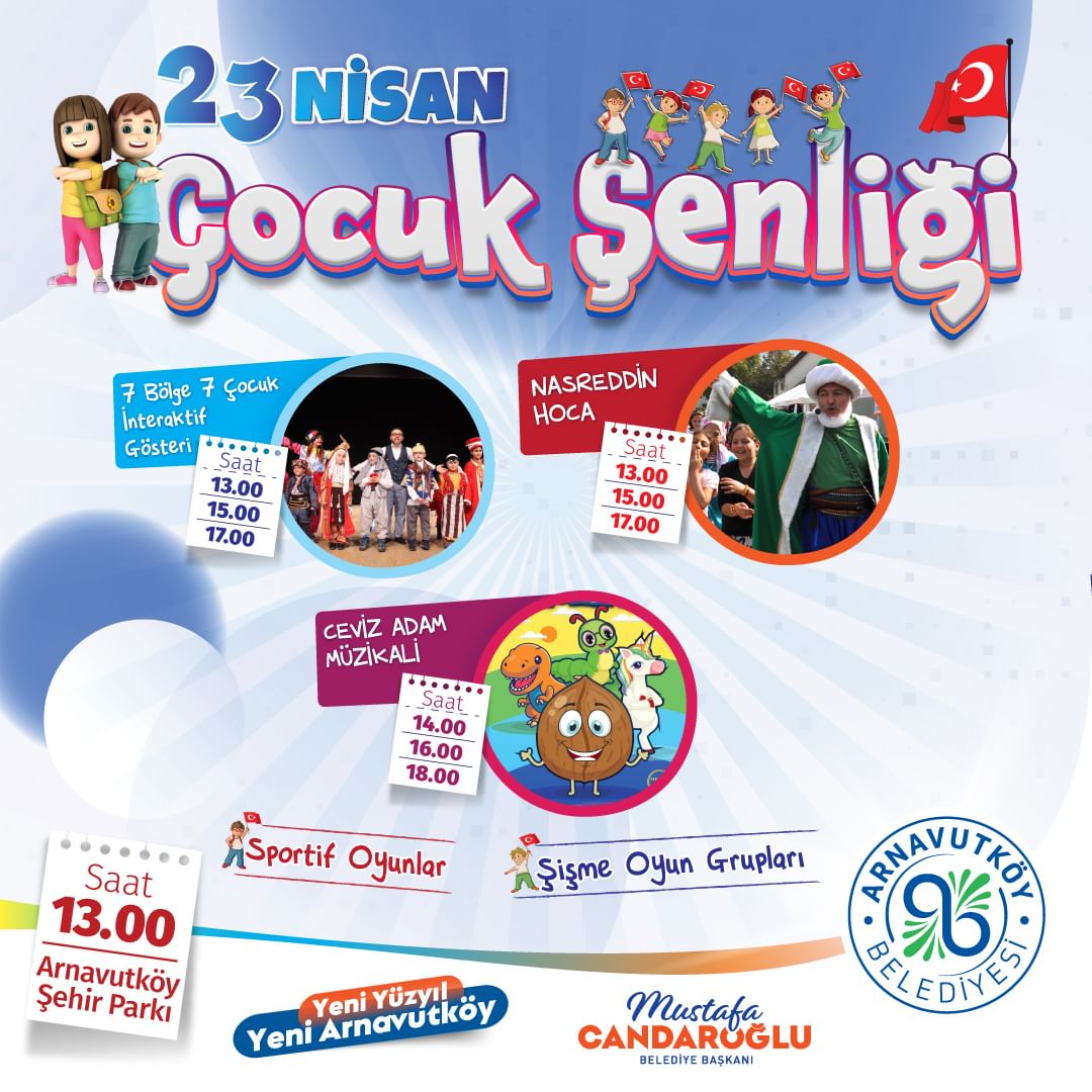Arnavutköy Belediyesi - 23 Nisan Kutlamaları