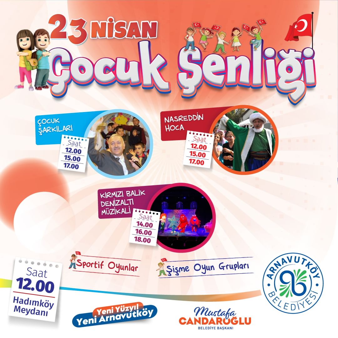 Arnavutköy Belediyesi - 23 Nisan Kutlamaları