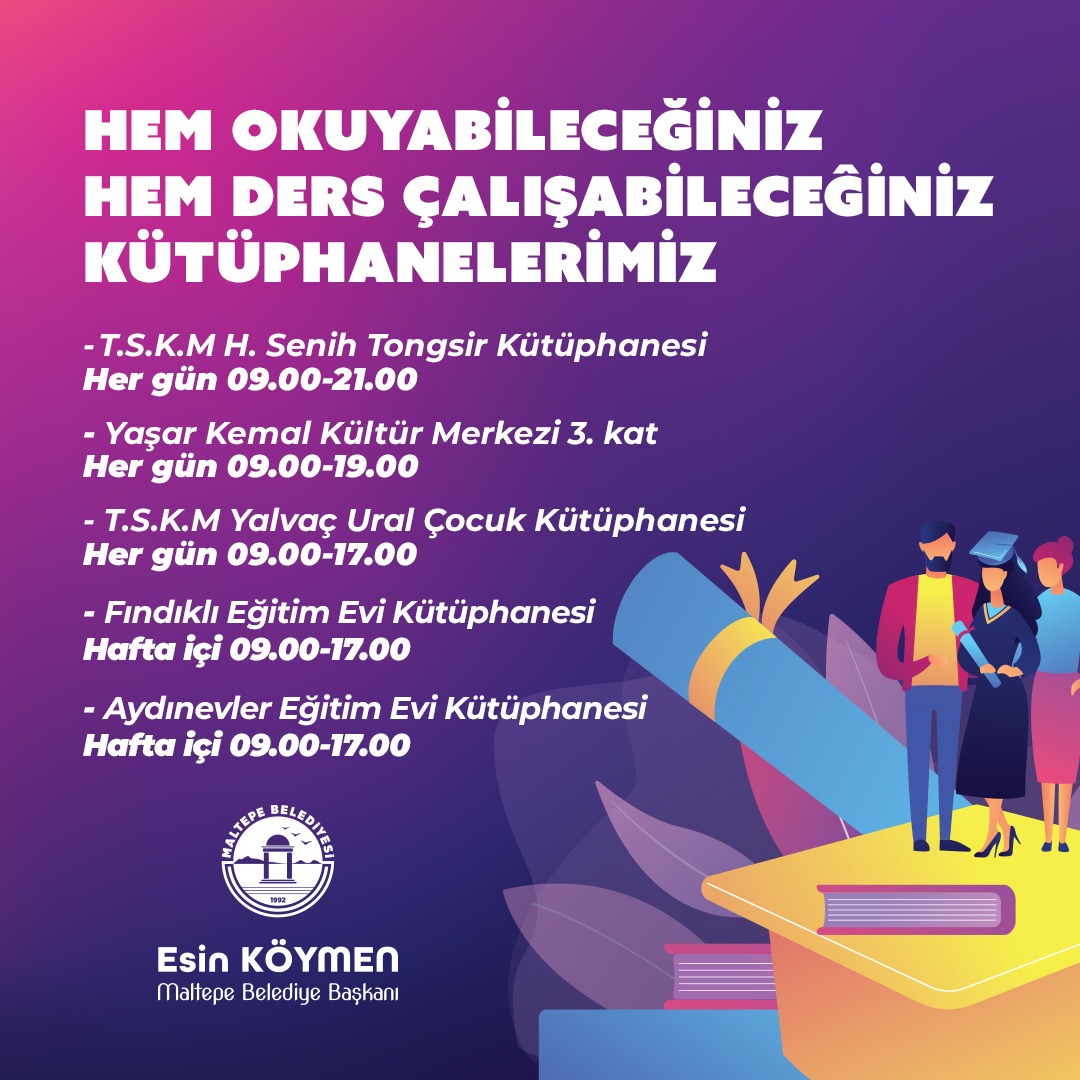 Maltepe Belediyesi - Kütüphane Hizmet Bilgileri
