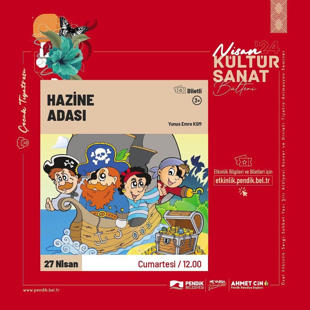 Pendik Kültür Sanat - "Hazine Adası" Çocuk Tiyatrosu