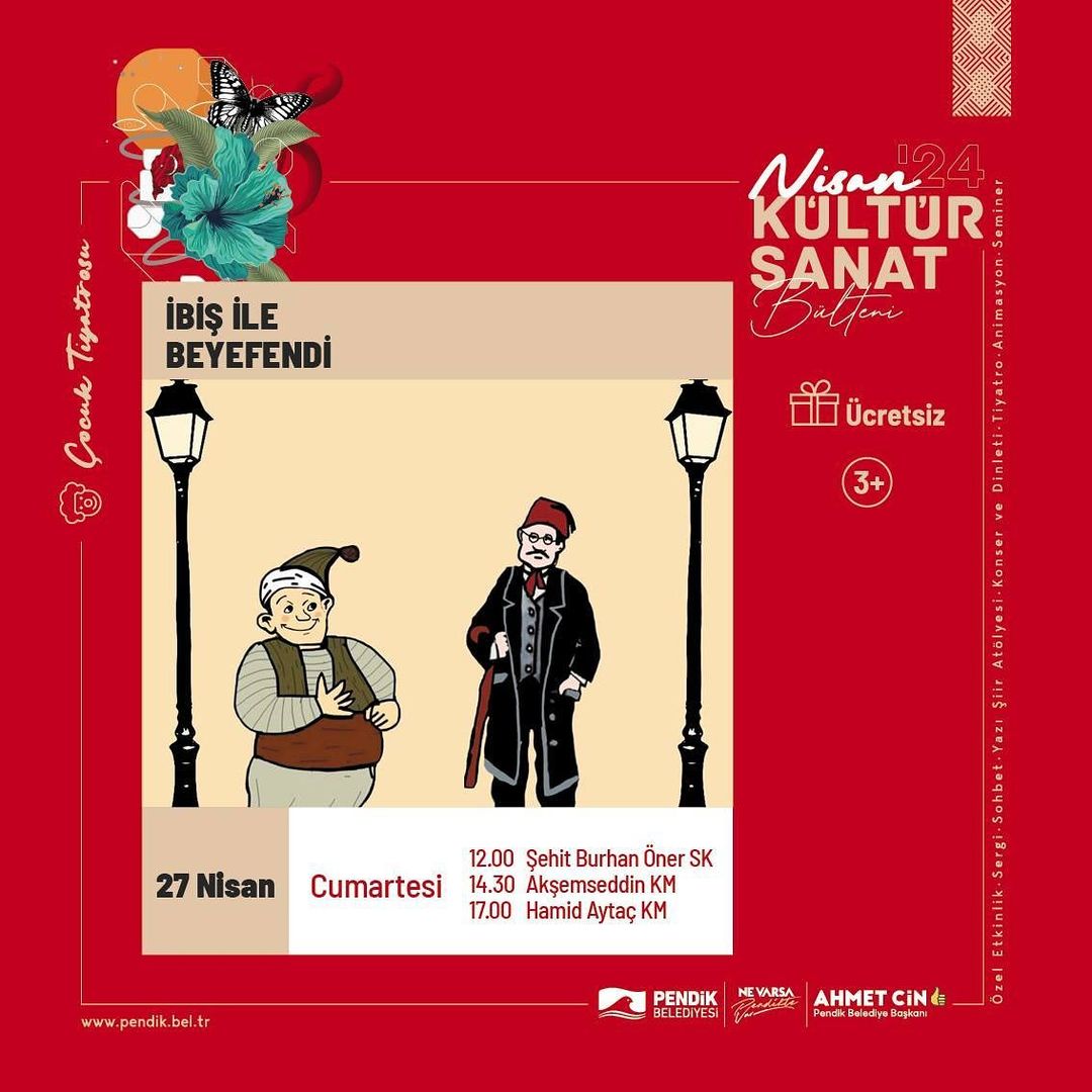 Pendik Kültür Sanat - "İbiş ile Beyefendi" Çocuk Tiyatrosu