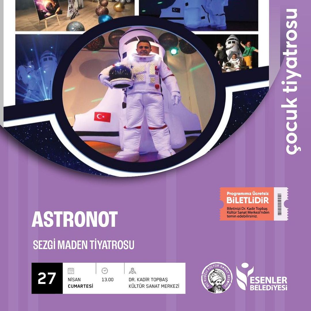 Esenler Belediyesi - 'Astronot' Çocuk Tiyatrosu