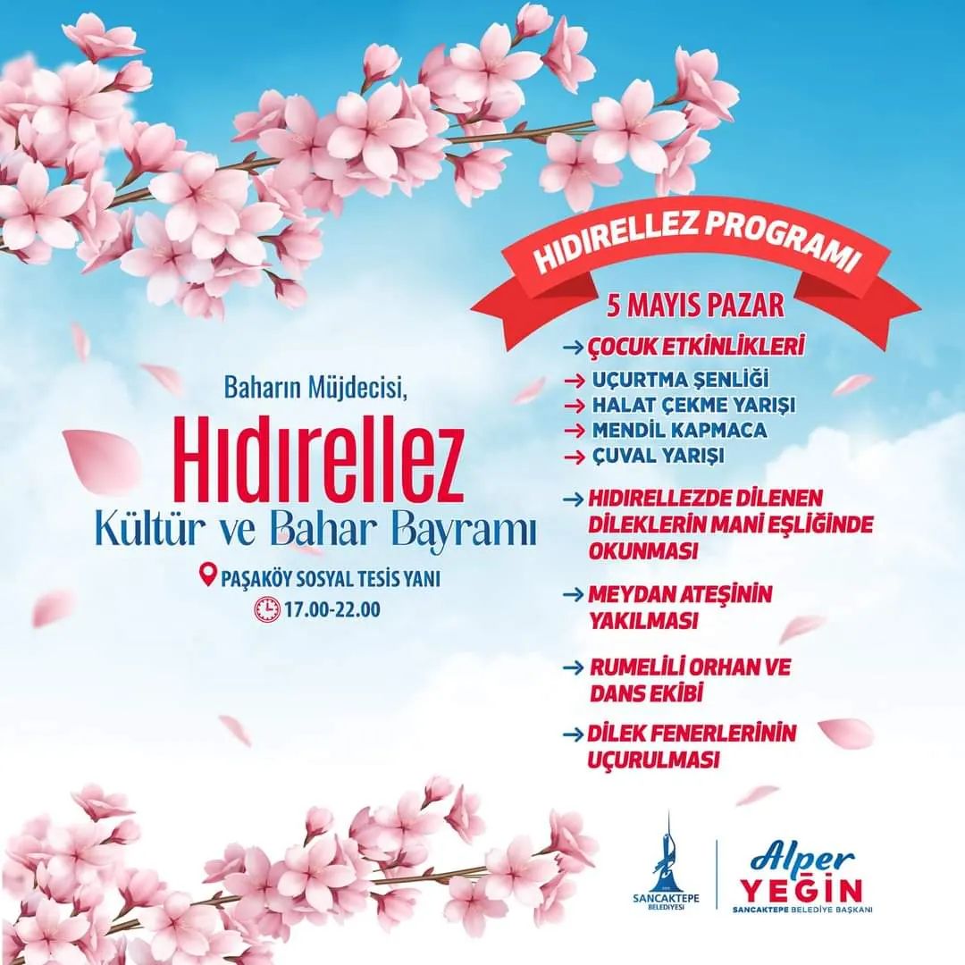 Sancaktepe Kültür Sanat - Hıdırellez Kültür ve Bahar Bayramı Kutlamaları