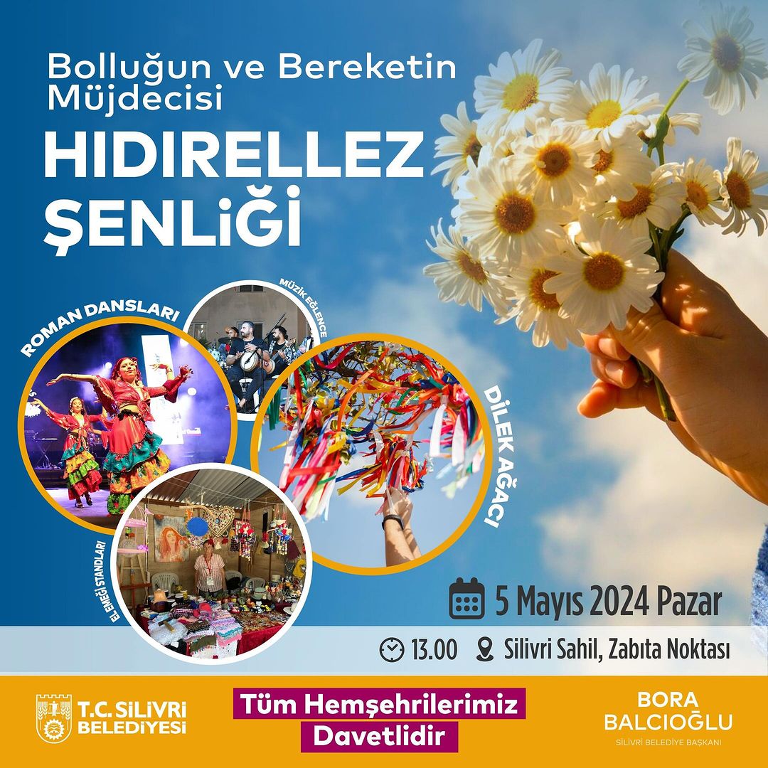 Bolluğu, bereketi ve baharı #Hıdırellez Şenliği ile karşılamaya hazır mısın Silivri?