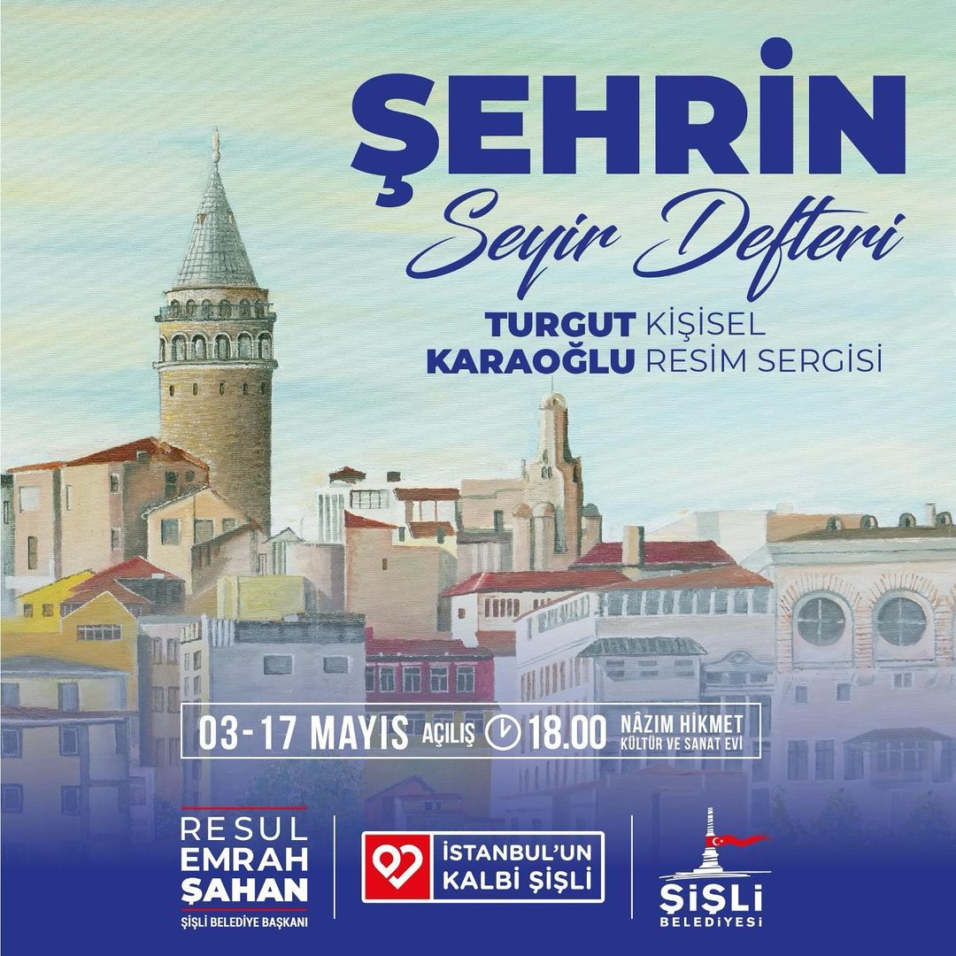 Ressam Turgut Karaoğlu’nun, şehre realist bir bakış açısıyla yaklaştığı ‘’Şehrin Seyir Defteri’’ kişisel resim sergisi sanatseverlerle buluşuyor. 17 Mayıs Cuma gününe kadar ziyaret edebilirsiniz.🎨