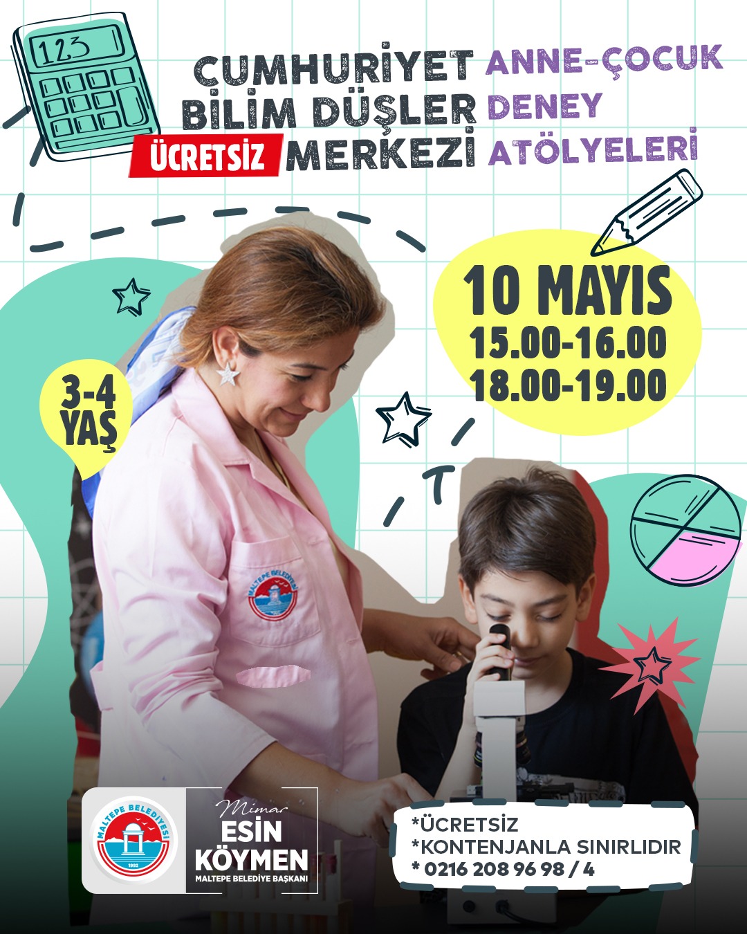 Maltepe Belediyesi - Anne-Çocuk Deney Atölyeleri