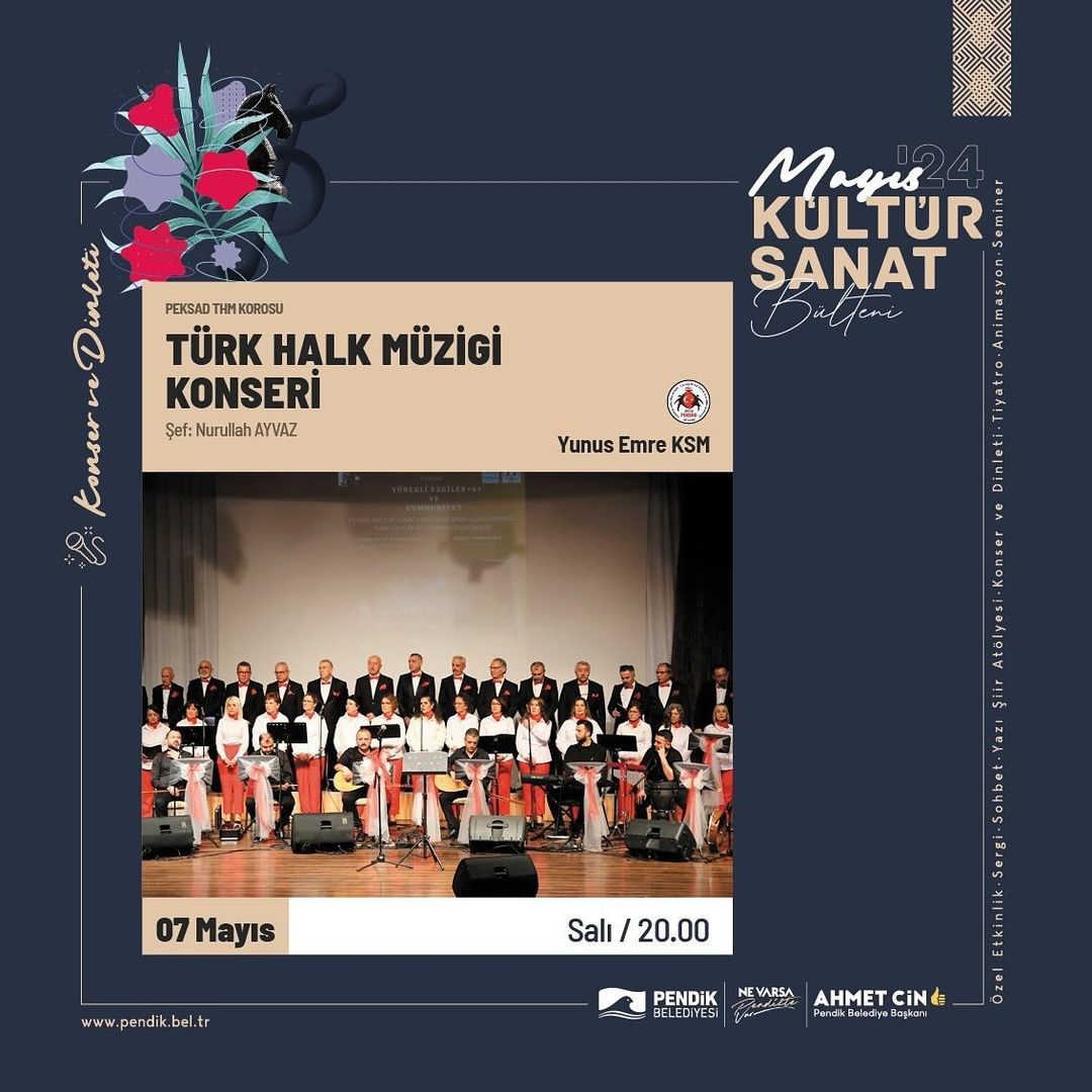 Pendik Kültür Sanat - Peksad Thm Korosu: Türk Halk Müziği Konseri