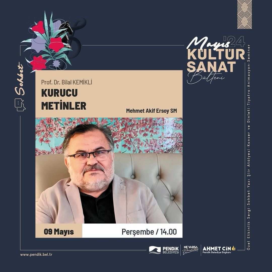 Pendik Kültür Sanat - Kurucu Metinler Sohbeti: Prof. Dr. Bilal Kemikli