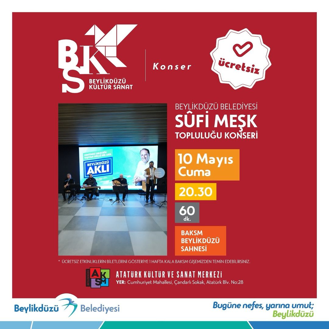 Beylikdüzü Kültür Sanat - Sufi Meşk Topluluğu Konseri