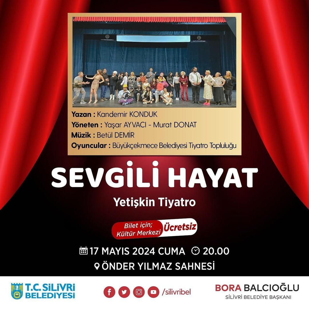 Sevgili Hayat  🎭 Yetişkin Tiyatro Oyunu 🎟️ ÜCRETSİZ