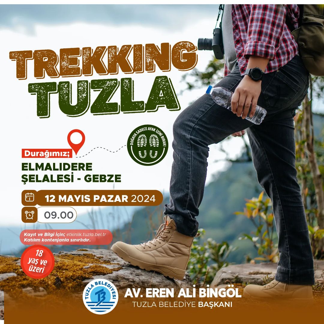 Trekking Tuzla ‘Doğaya Sadece Ayak İzini Bırak!’ 🧗‍♀️  📍Durağımız Elmalıdere Şelalesi - Gebze