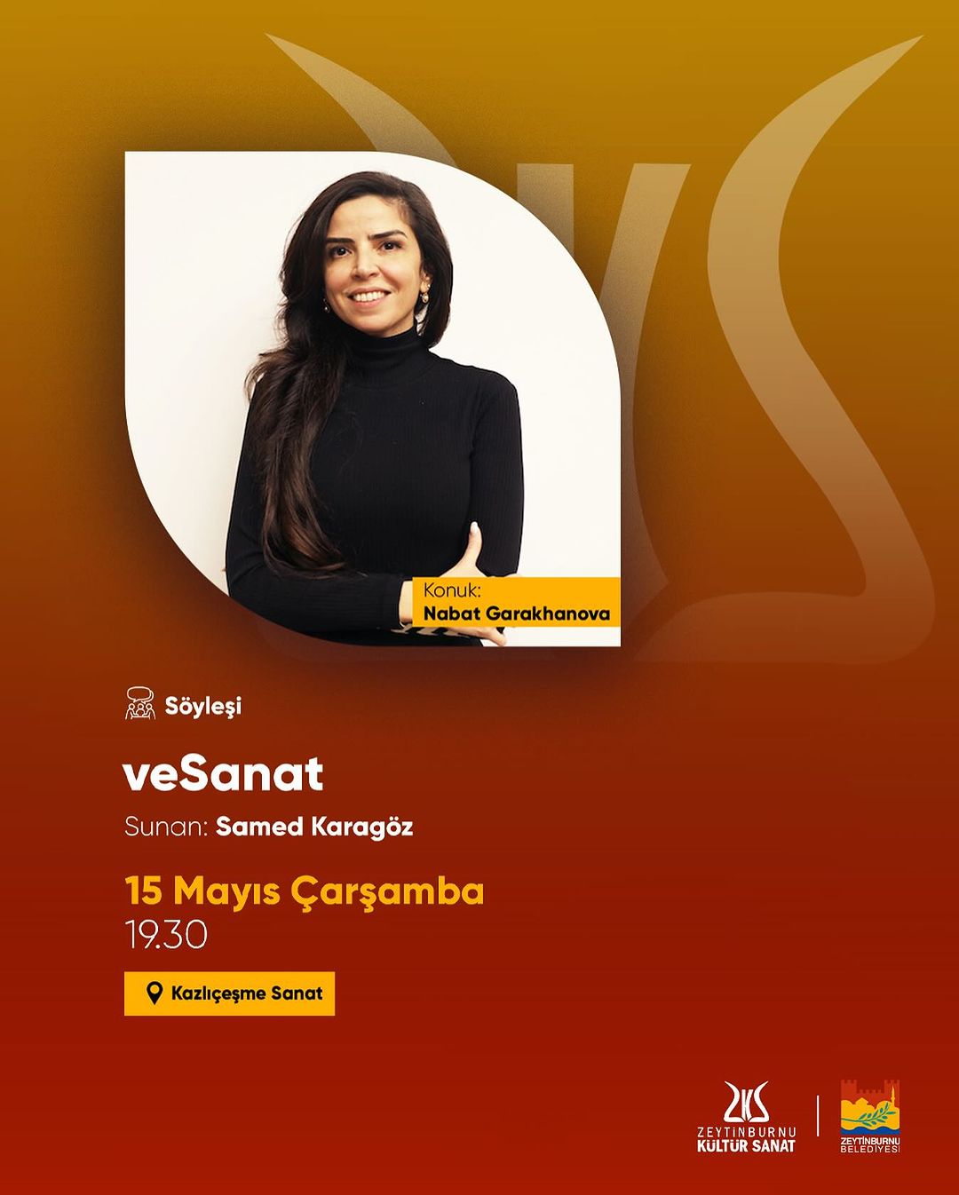 Kazlıçeşme Sanat, her ay farklı bir söyleşiye ev sahipliği yapıyor. 💫