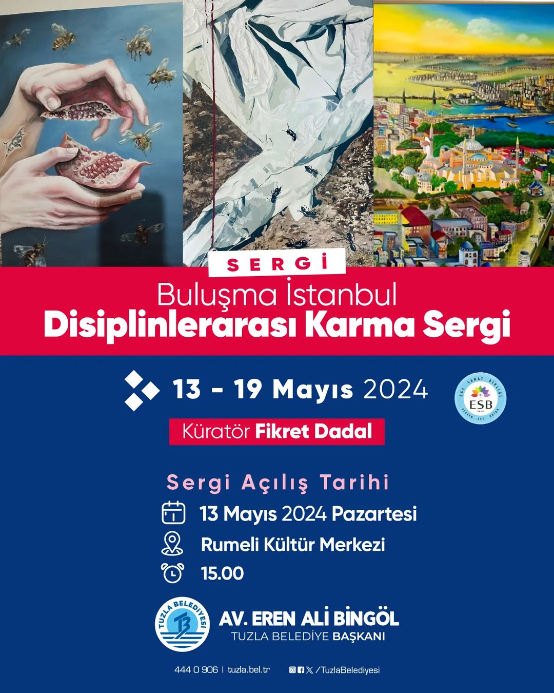 13 - 19 Mayıs tarihleri arasında birbirinden değerli eserlerin sanatseverlerle buluşacağı sergiye herkesi bekliyoruz.