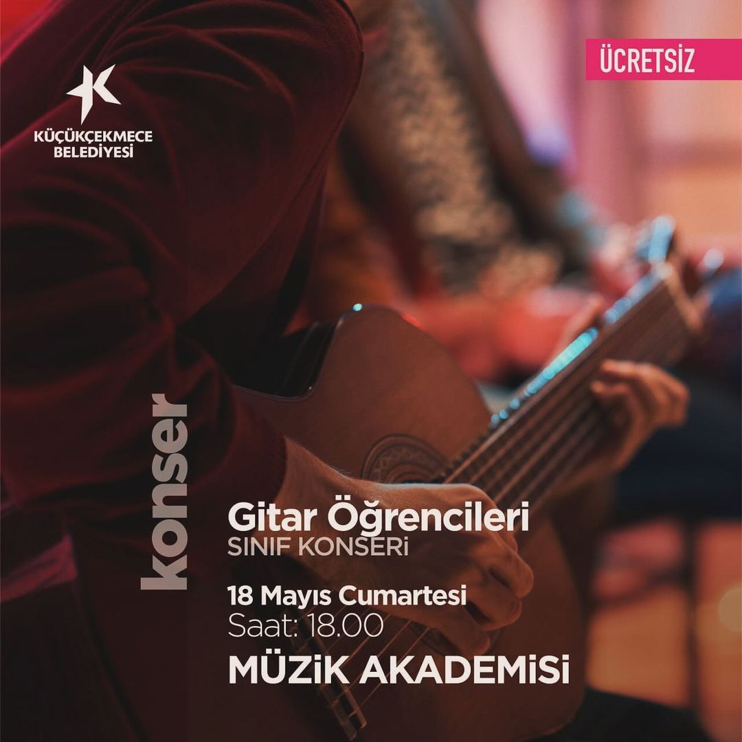 Küçükçekmece Belediyesi - Gitar Öğrencileri Sınıf Konseri