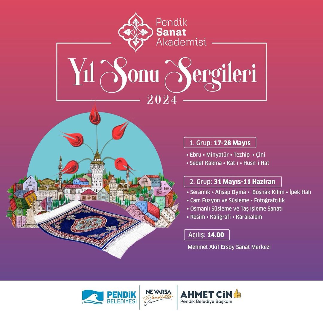 Pendik Kültür Sanat - Pendik Sanat Akademisi Yıl Sonu Sergileri 2024