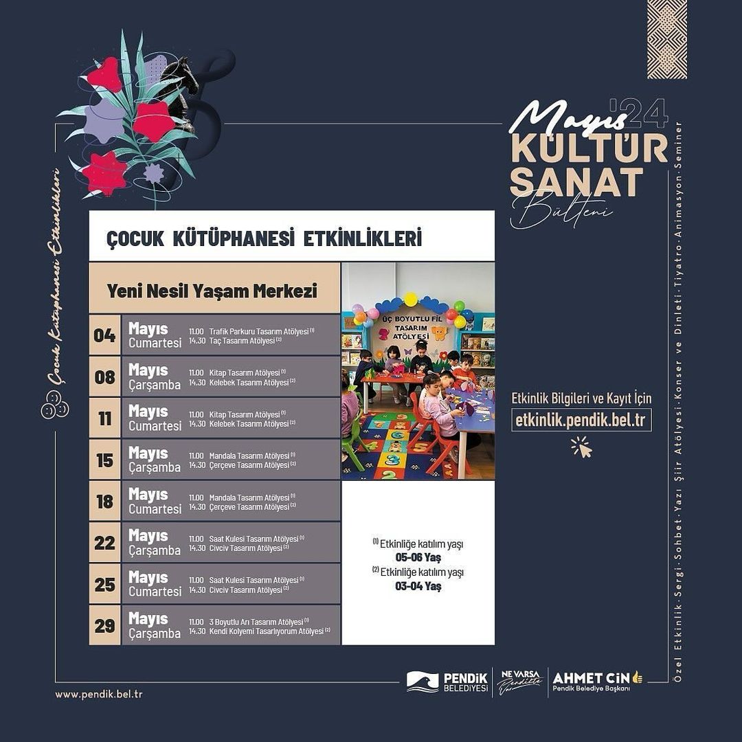 Pendik Kültür Sanat - Çocuk Kütüphanesi Etkinlikleri