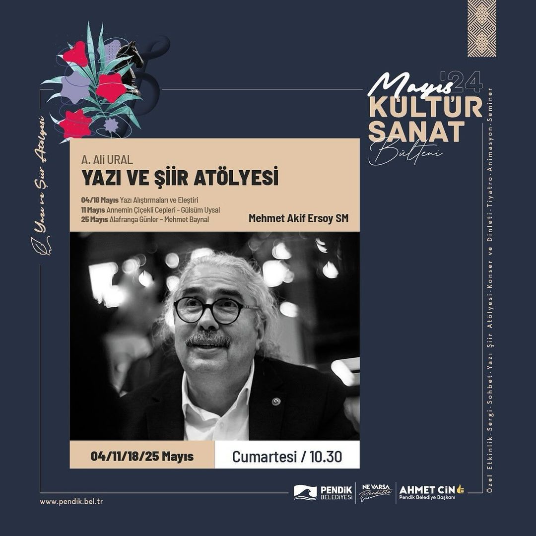 Pendik Kültür Sanat - Yazı ve Şiir Atölyesi: A.Ali Ural