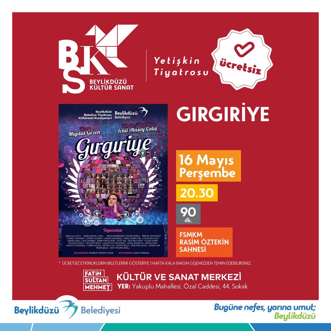 Pendik Kültür Sanat - Gırgıriye Yetişkin Tiyatrosu
