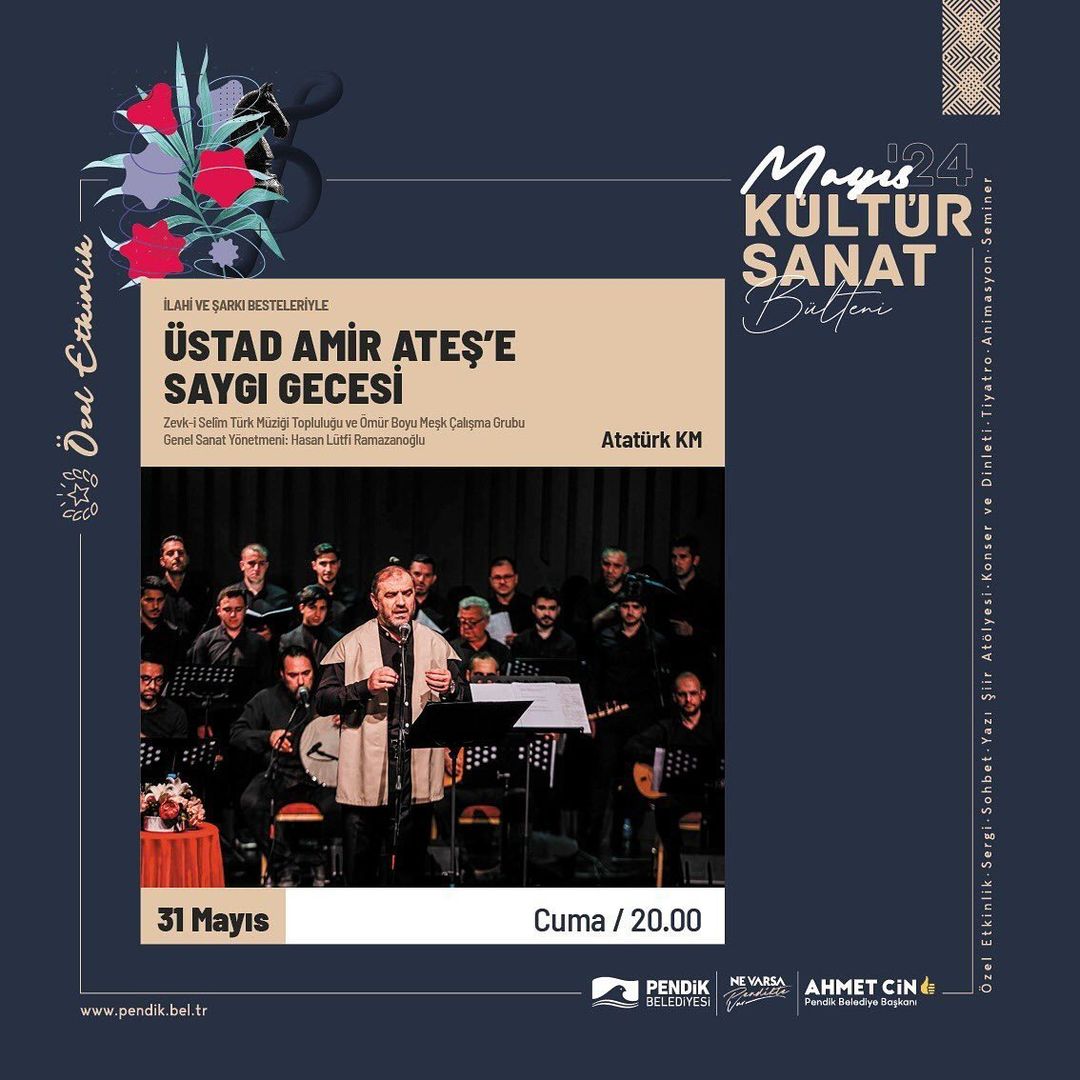 Pendik Kültür Sanat - Üstad Amir Ateş'e Saygı Gecesi