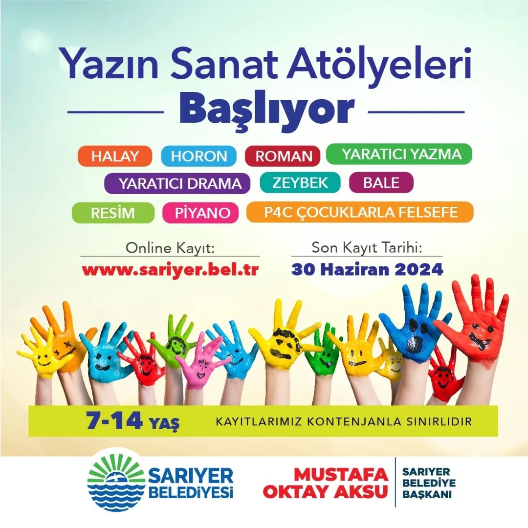 Sarıyer Kültür Sanat - Yazın Sanat Atölyeleri