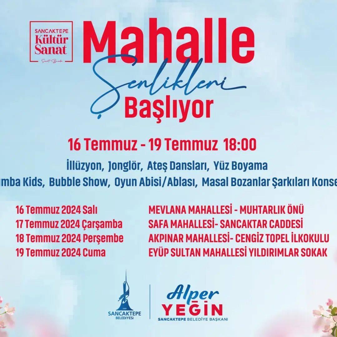 Sancaktepe Kültür Sanat - Mahalle Şenlikleri