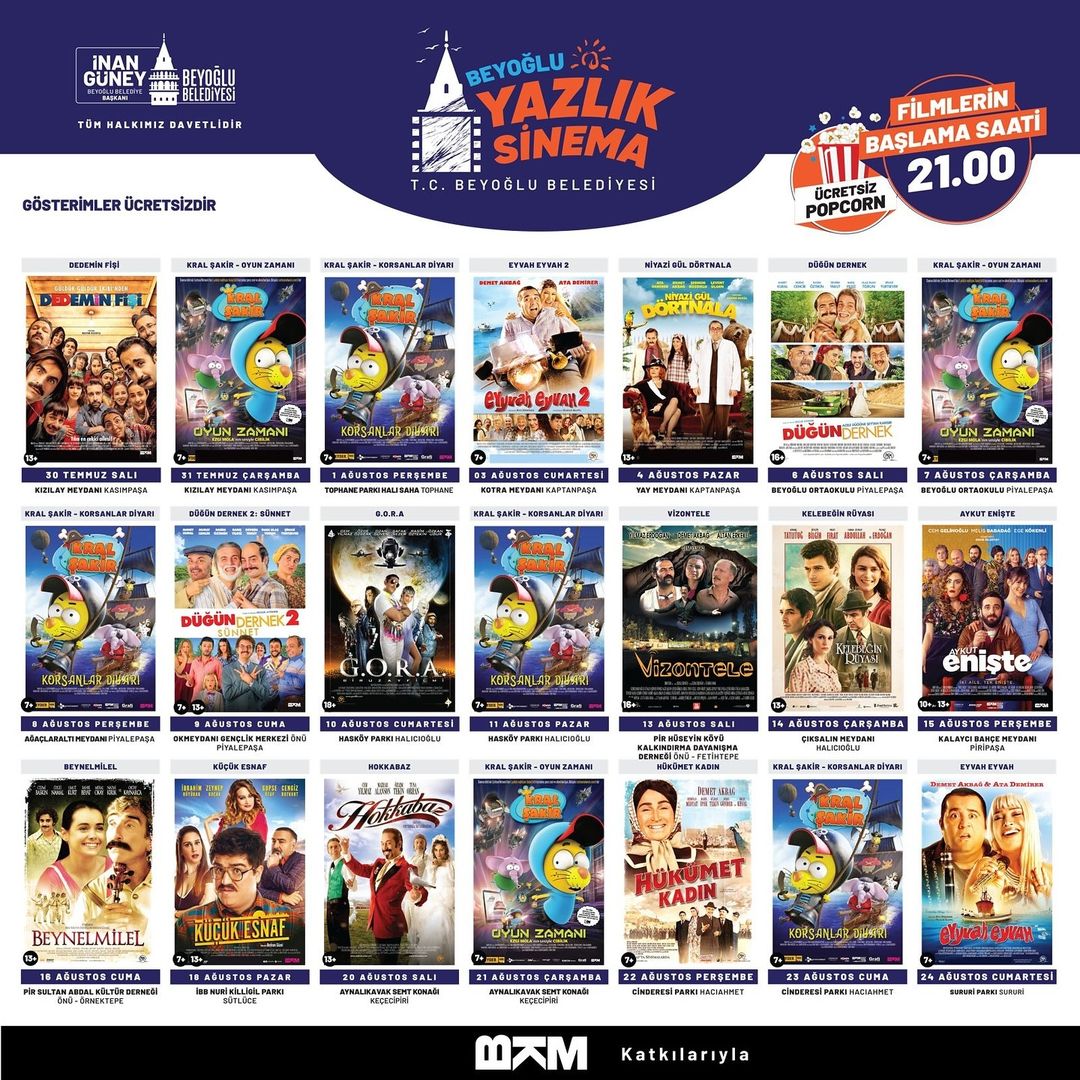 Beyoğlu Belediyesi - Beyoğlu Yazlık Sinema