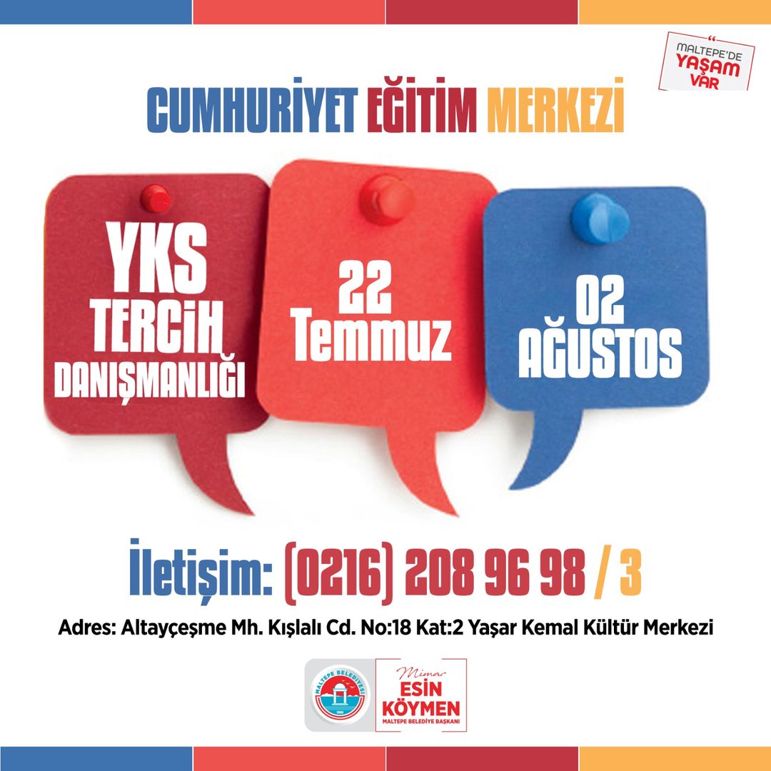 Maltepe Belediyesi - YKS Tercih Danışmanlığı
