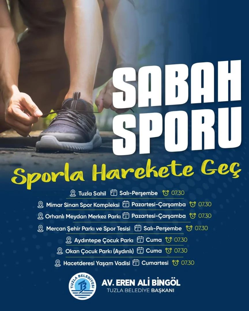 Tuzla Kültür Sanat - Sabah Sporu