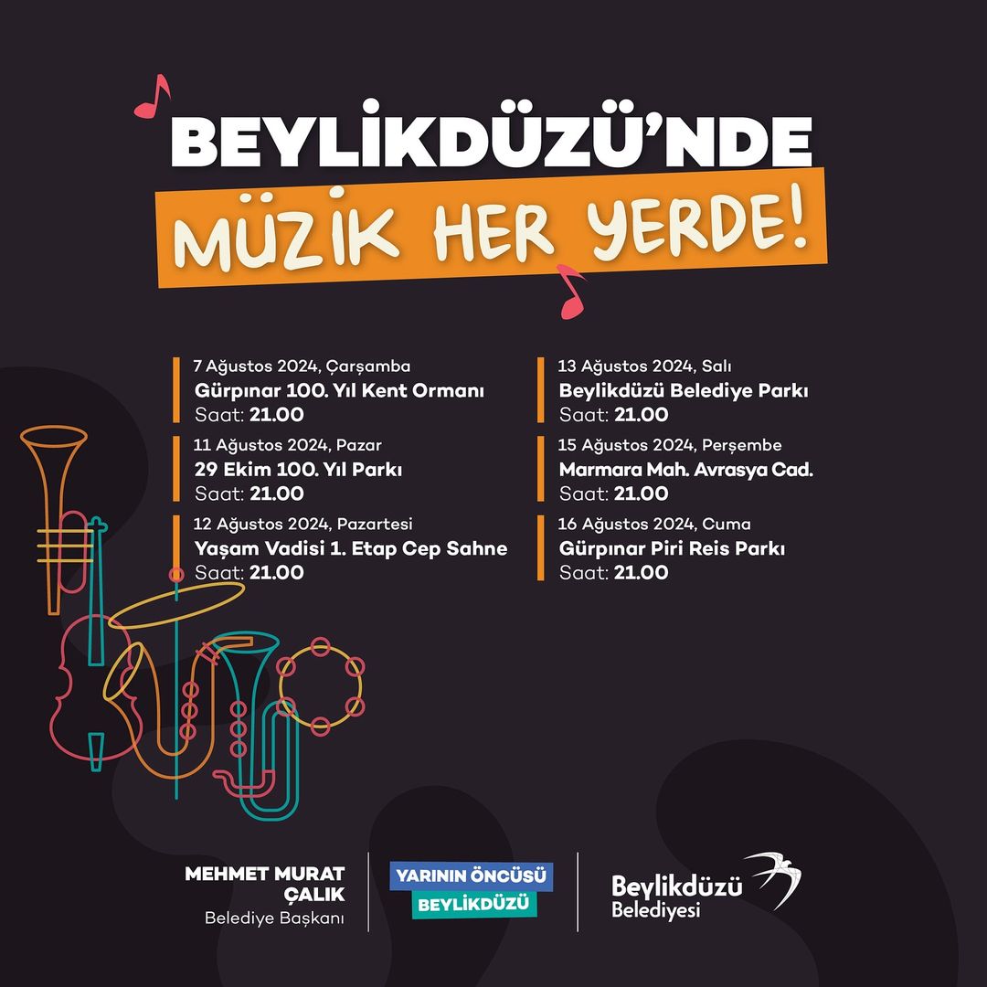 Beylikdüzü Kültür Sanat - Müzik Her Yerde! Etkinliği