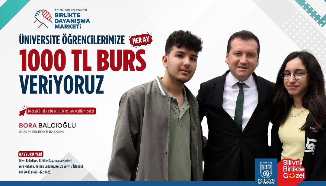 Silivri Belediyesi - Üniversite Öğrencileri için Burs Duyurusu