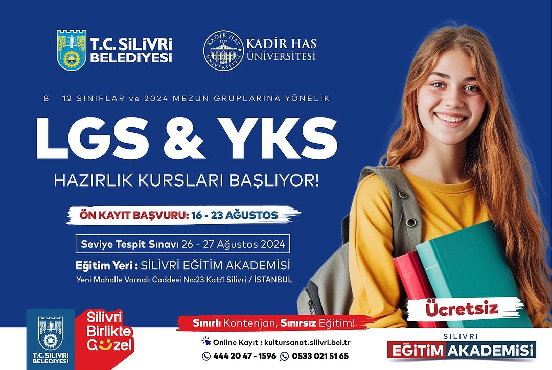 Silivri Belediyesi - LGS & YKS Hazırlık Kursları Başvuruları