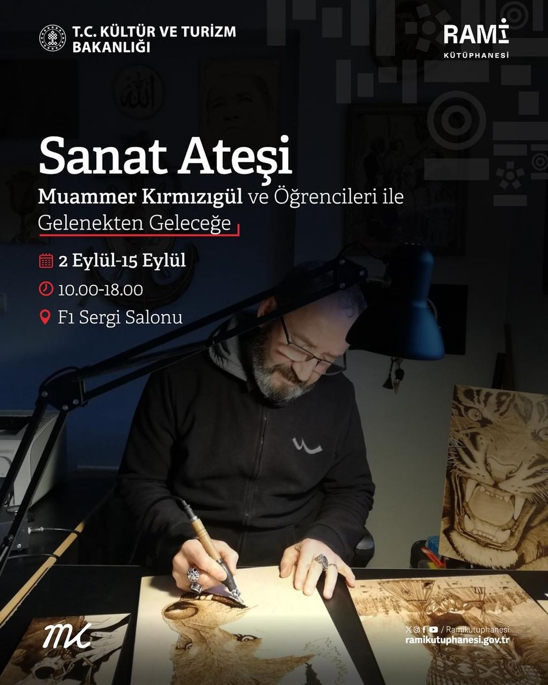 Rami Kütüphanesi - Sanat Ateşi Sergisi
