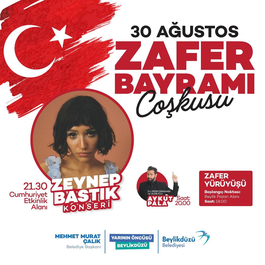 Beylikdüzü Kültür Sanat - 30 Ağustos Zafer Bayramı Etkinlikleri