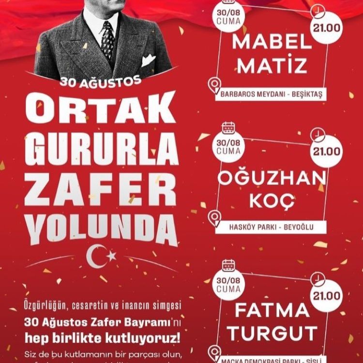 Beşiktaş Belediyesi - 30 Ağustos Zafer Bayramı " Oğuzhan Koç " 
