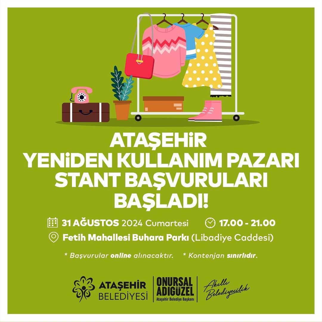 Ataşehir Belediyesi - Yeniden Kullanım Pazarı