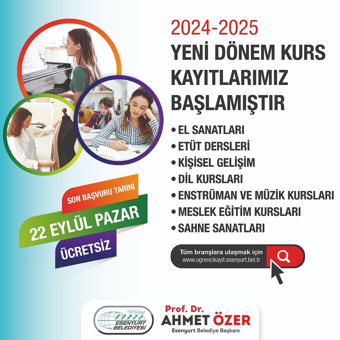 Esenyurt Belediyesi - Kurs Kayıtları