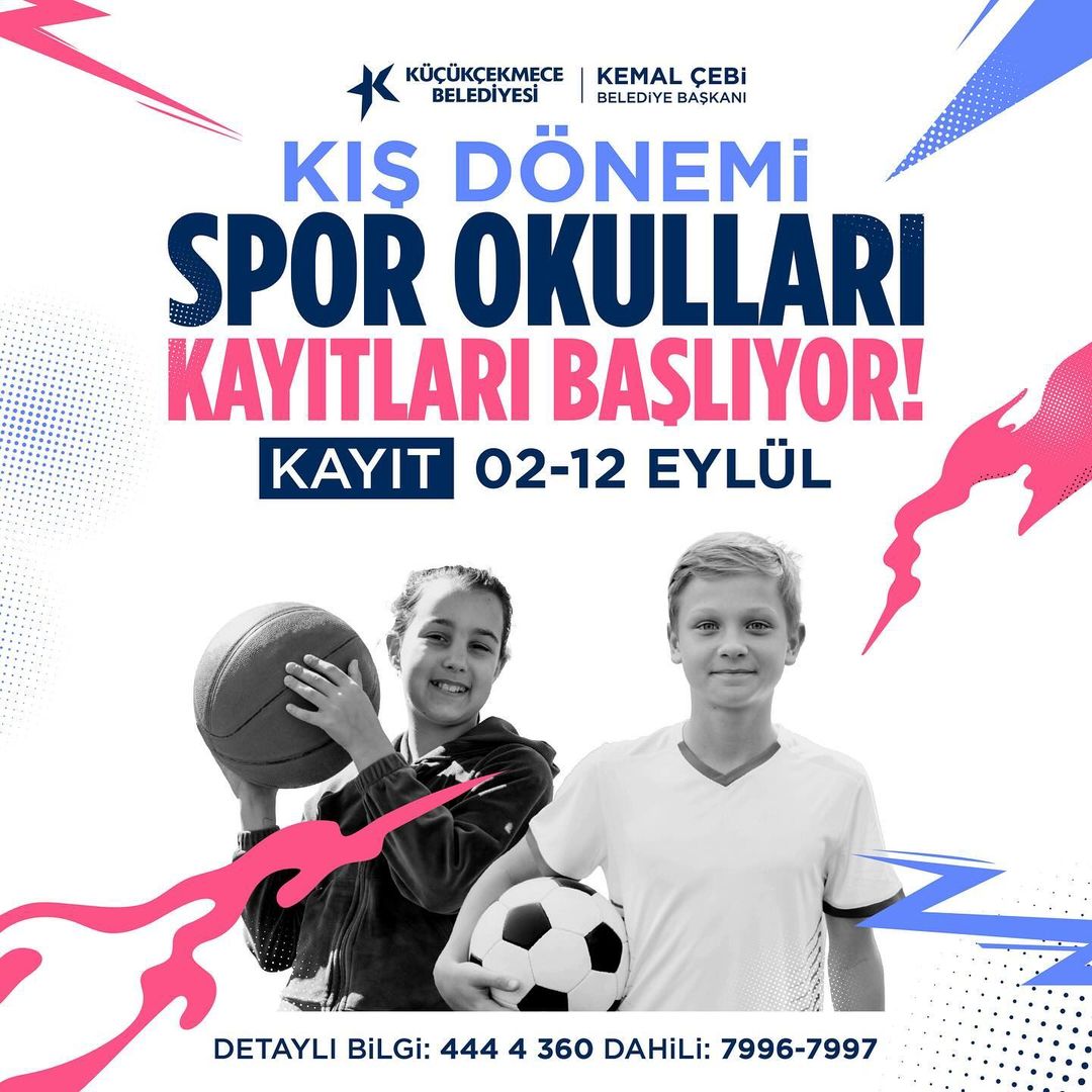 Küçükçekmece Belediyesi - Kış Dönemi Spor Okulları Kayıtları 