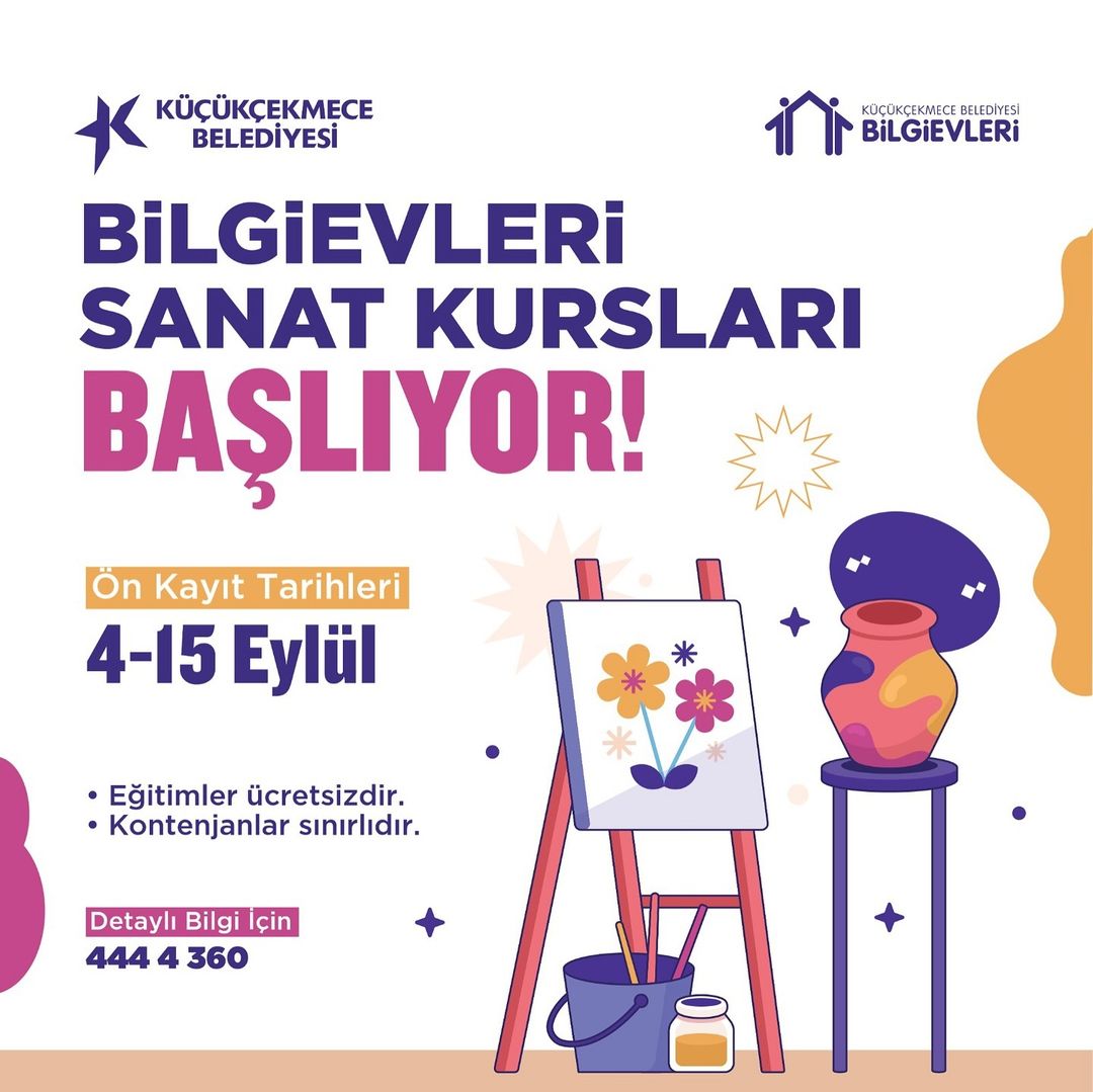 Küçükçekmece Belediyesi - Sanat Kursları Kayıtları