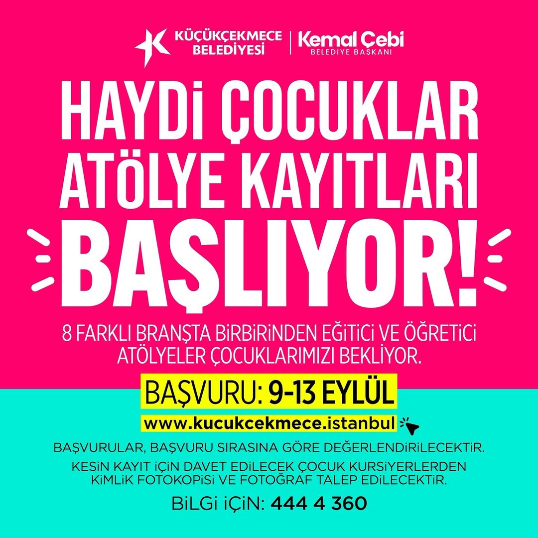 Küçükçekmece Belediyesi - Atölye Kayıtları