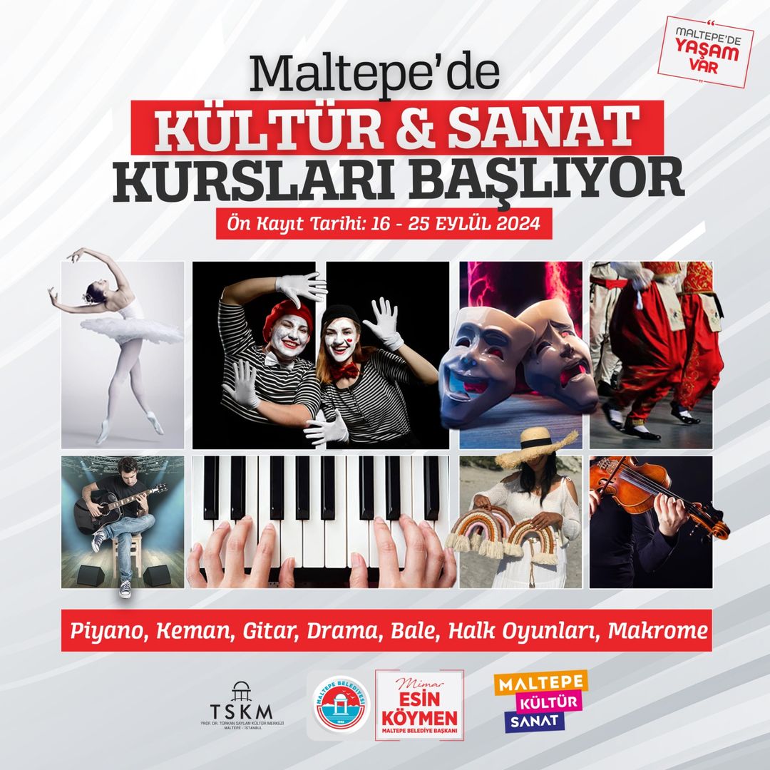 Maltepe Belediyesi - Kültür-Sanat Kursları Kayıtları