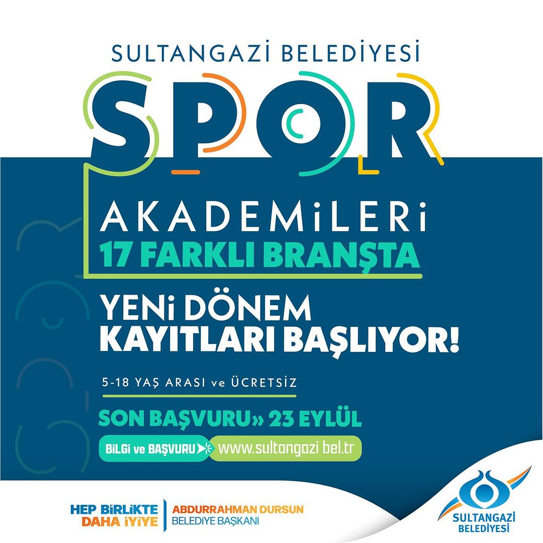 Sultangazi Belediyesi - Spor Akademileri Başvuruları