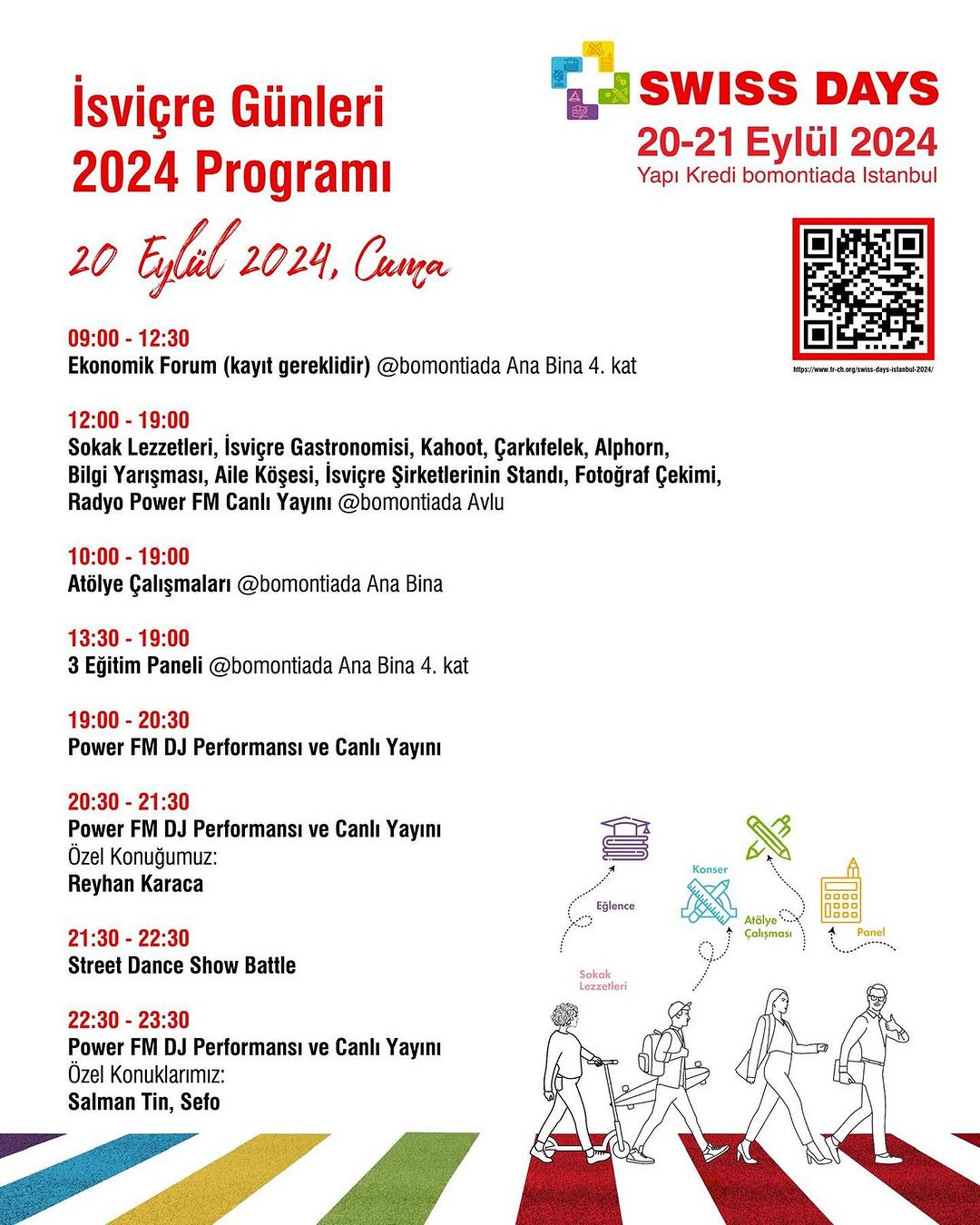 Yapı Kredi Bomontiada - İsviçre Günleri 2024 Programı