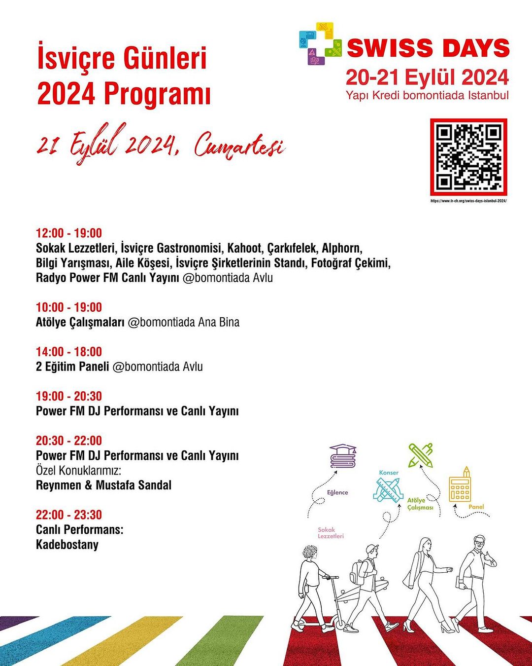 Yapı Kredi Bomontiada - İsviçre Günleri 2024 Programı