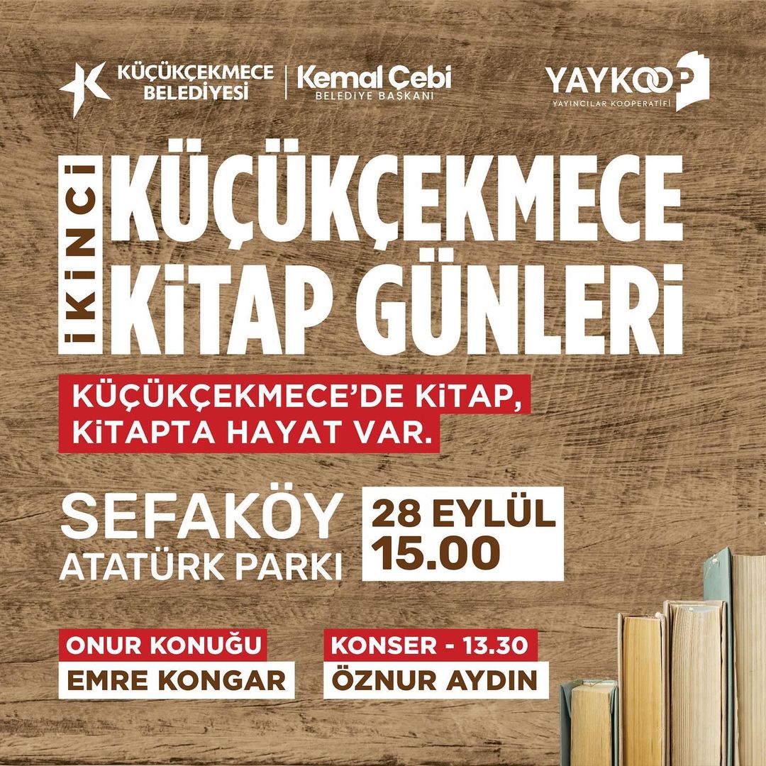 Küçükçekmece Belediyesi - İkinci Küçükçekmece Kitap Günleri Programı