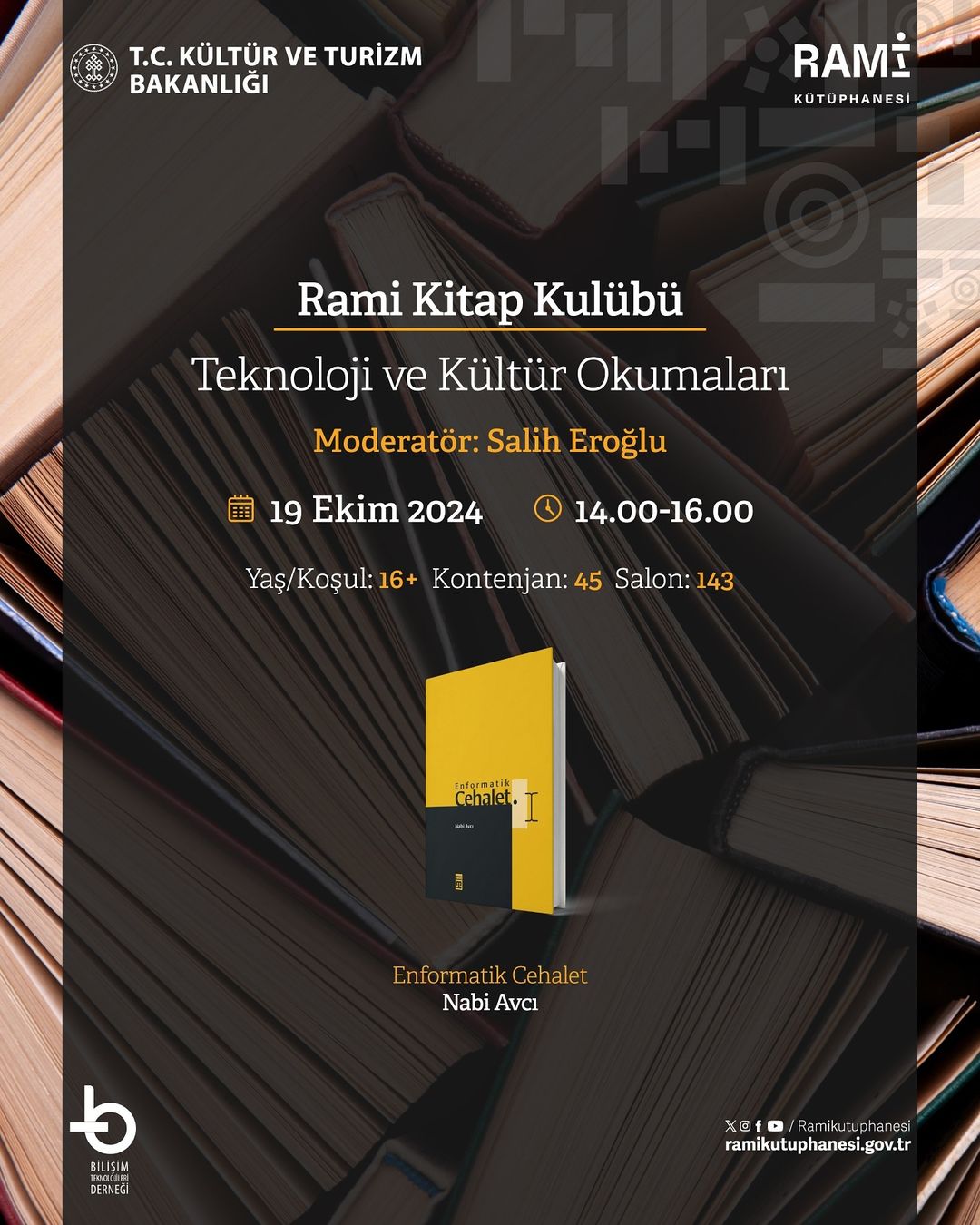 Rami Kütüphanesi - Rami Kitap Kulübü: Teknoloji ve Kültür Okumaları